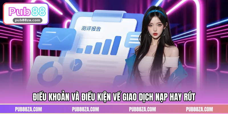 Điều khoản và điều kiện về giao dịch nạp hay rút